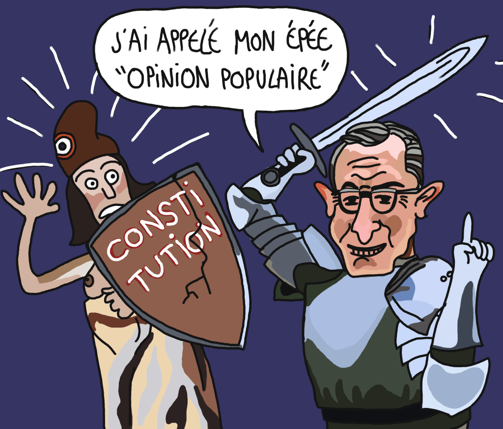 Attention ! Je crois que vous marchez sur notre État de droit&nbsp;!